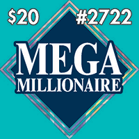 MEGA MILLIONAIRE scratch-off ticket